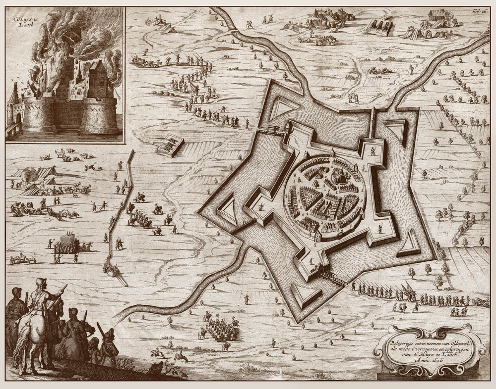 Oldenzaal + kasteel Lage 1651 Janssonius